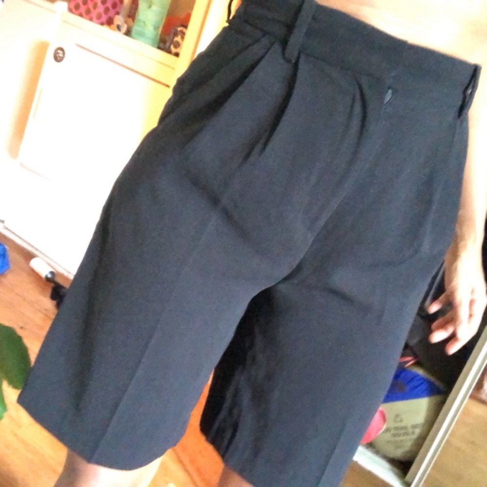 Black dress shorts